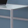 Computer Desk For Home Office, Laptop, Contemporary & Modern - Silver - Image 2