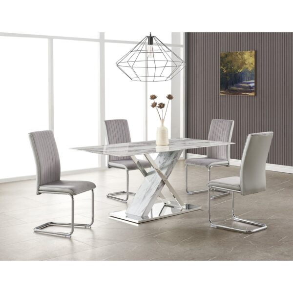 Gwen - 5 Piece Dining Set, Seats Up To 6 - Marble