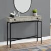 Accent Console Table For Entryway, Storage Drawer, Contemporary & Modern - Gray - Image 13