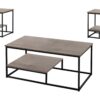 Table Set, Coffee, End, Side, Accent, Living Room, Contemporary, Modern (Set of 3) - Taupe - Image 2