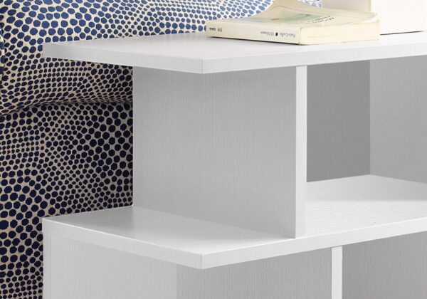 Accent Table Side Contemporary And Modern - White