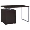 Reversible Office Computer Desk With 3 Drawers - Cappuccino - Image 6