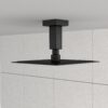 Ceiling Mounted Shower Arm With Flange - Matte Black - Image 7