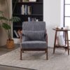 Accent Chair With Pillow - Antique Dark Gray - Image 15