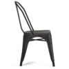 Fletcher - Dining Side Chair (Set of 2) - Distressed Black / Copper - Image 3