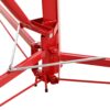 Red Carbon Steel Drywall Lift 11' Panel Hoist With Rolling Caster And Lockable Tool Jack - Red - Image 12