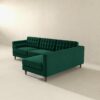 Christian - Sectional Sofa Right Facing - Green - Image 3