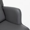 Rocking Chair, Glider Chair, Rocking Accent Chair With Lumbar Pillow And Ottoman For Living Room - Gray - Image 3