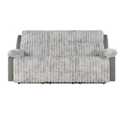 Bruni - Sofa With Manual Recline Function - Gray