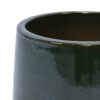 Ceramic Flowerpot, Planter For Patio, Garden, Windowsill (Set of 3) - Antique Green - Image 8