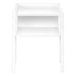 Accent Table, Side Contemporary & Versatile Placement - White
