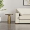 Dominique - Cast Aluminum Side Table - Brown - Image 9