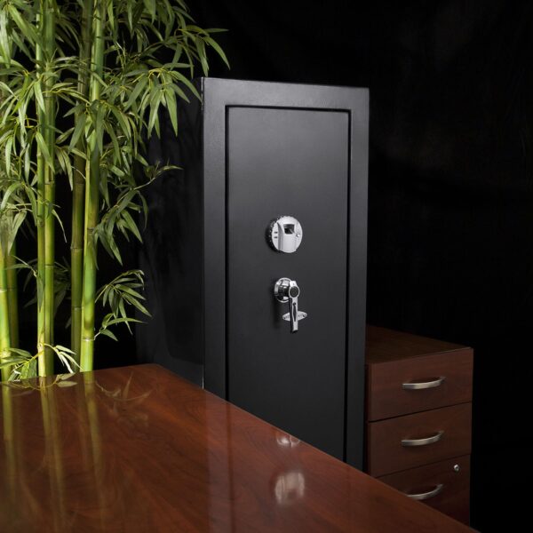 9.33 Cubic Ft Tall Biometric Rifle Safe - Black