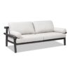 Zara - Dowel Frame Bolster Patio Deep Seating Sofa - Wheat Beige Axroma Olefin - Image 12