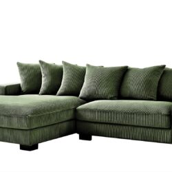 Luxe - Oversized 2 Piece Left Facing Sectional Couches For Living Room, L Shaped Sofa With Chaise - Dark Green