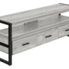 TV Stand, Console, Media Entertainment Center, Storage Drawers, Contemporary & Modern - Gray - Image 14