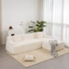 Cloud - Sectional Sofa Upholstered Couch, Free Combined Sofa For Living Room - Beige - Image 10