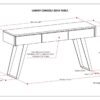 Lowry - Console Sofa Table - Rustic Natural Aged Brown - Image 9