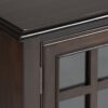 Connaught - Low Storage Cabinet - Dark Chestnut Brown - Image 4