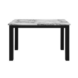 Sarang - Dining Table Set - Gray / White / Black