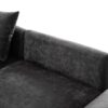 Modular U Shaped Sectional Sofa With USB Ports - Black - Image 25