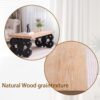 Scroll Base Coffee Table, Rectangular Living Room Table, Accent Table, Centerpiece With Ornate Carved Design - Natural - Image 12
