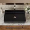 Rectangular Vessel Bathroom Sink - Black - Image 5