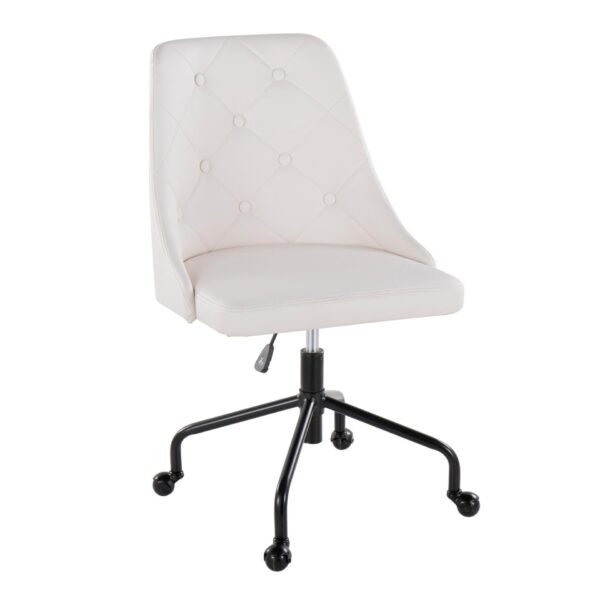 Marche - Contemporary Adjustable Office Chair - Black / White