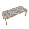 Fuji - Contemporary Bench - Gold / Beige Leopard - Image 5