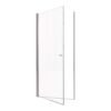 Semi Frameless Circular Pivot Shower Door Chrome 24" X 72" With 1 / 4" Sgcc Tempered Glass - Chrome - Image 16