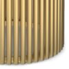 Demy - Metal And Wood Accent Table - Cognac / Gold - Image 6
