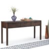 Hollander - Wide Console Table - Warm Walnut Brown - Image 8