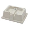 Modern Rectangular, Undermount Bathroom Sink With Overflow - White - Image 7