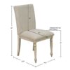 Fiona - Upholstered Dining Chair With Turned Legs (Set of 2) - Light Gray - Image 3