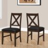 Dining Chair, Dining Room, Side, Comfortable Seating, Transitional (Set of 2) - Black - Image 5