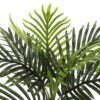 20" Tall, Artificial Plant, Palm, Indoor, Faux, Fake, Table, Greenery, Potted, Real Touch, Decorative - Green / Black - Image 4