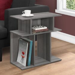 Accent Table, Side Contemporary - Gray