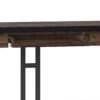 Erina - Large Desk - Rustic Natural Aged Brown - Image 4