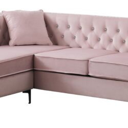 Paige - Sofa Chaise - Pink