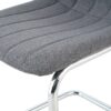 Modern Simple Light Luxury Dining Chair (Set of 4) - Dark Gray - Image 17