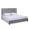 Manhattan - Shelter King Platform Bed Frame - Opal Gray - Image 3