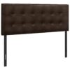 Full Size, Bed Headboard Only, Upholstered, Transitional - Brown - Image 2