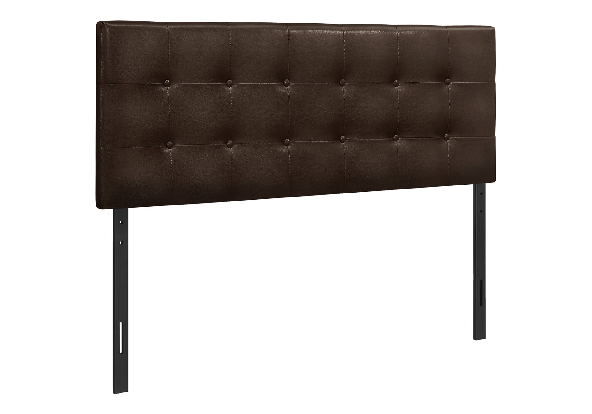Full Size, Bed Headboard Only, Upholstered, Transitional - Brown - Image 2