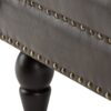 Henley - Tufted Ottoman Bench - Distressed Brown - Image 5