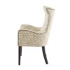 Angelica - Dining Arm Chair With Bronze Nailhead Trim (Set of 2) - Tan - Image 4