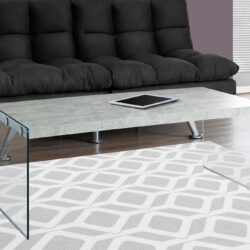 Table, Rectangular, Contemporary / Modern - Gray