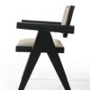 Jasper - 3 Piece Arm Chairs And Console Table (Set of 3) - Ebony Black - Image 7