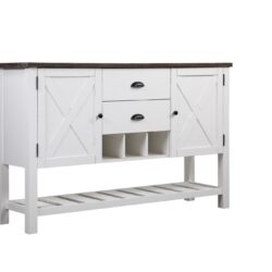 Mountina - 2 Drawer Server - Brown / White