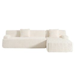 Cloud - Sectional Sofa Upholstered Couch, Free Combined Sofa For Living Room - Beige