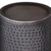 Corbin - Metal Side Table - Hammered Antique Copper - Black - Image 5
